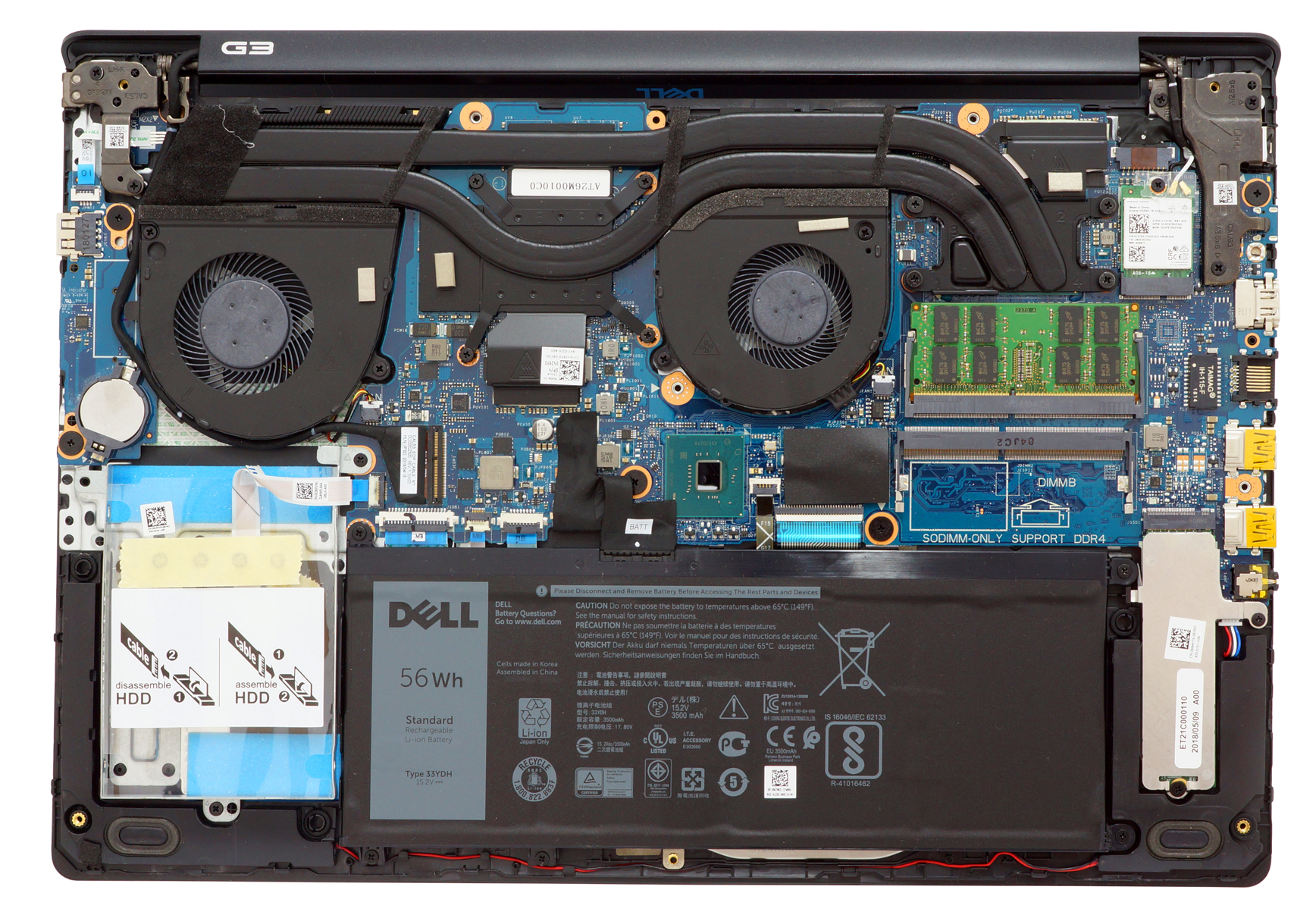 How to replace and fix 240W Slim GaN Charger for Dell G3 15 3579 3500 3590 (7.4mm x 5.0mm) (Dell G3 15 3579)